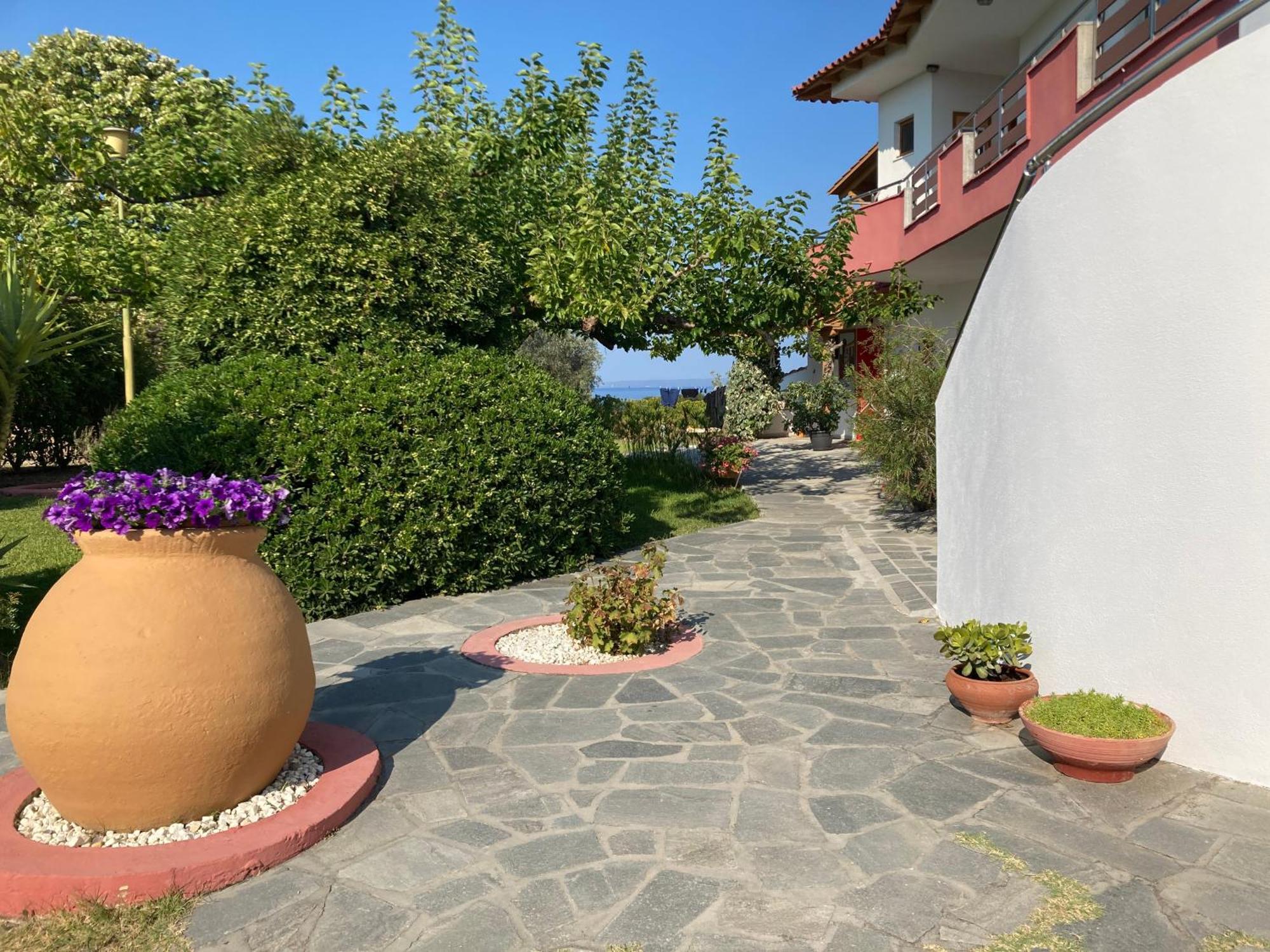 Marianna Sea View Afitos Afytos Exterior foto