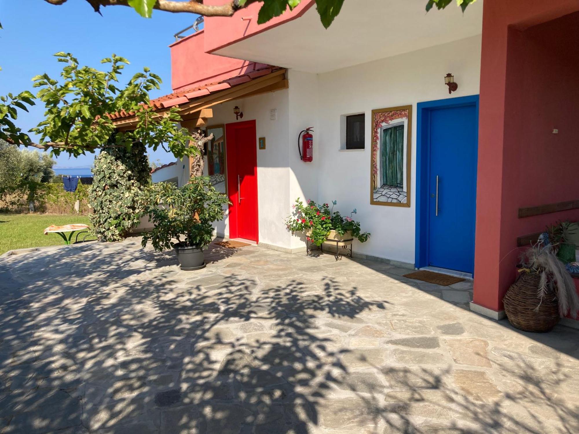 Marianna Sea View Afitos Afytos Exterior foto
