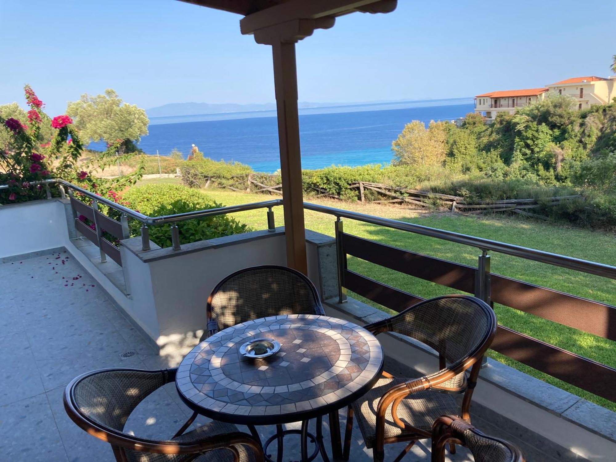 Marianna Sea View Afitos Afytos Exterior foto